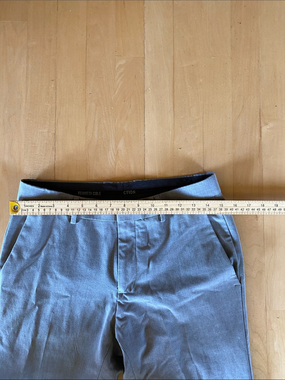 Kenneth Cole Gray Mens Dress Pants - Picture 3 of 7